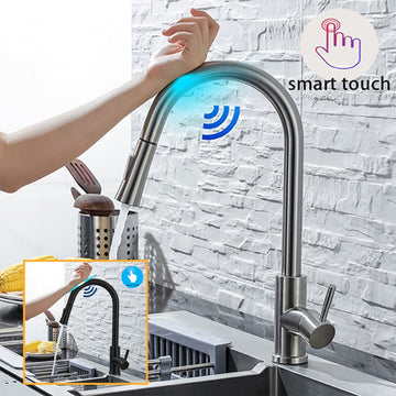Smart Induction Touch Control Kitchen Faucet